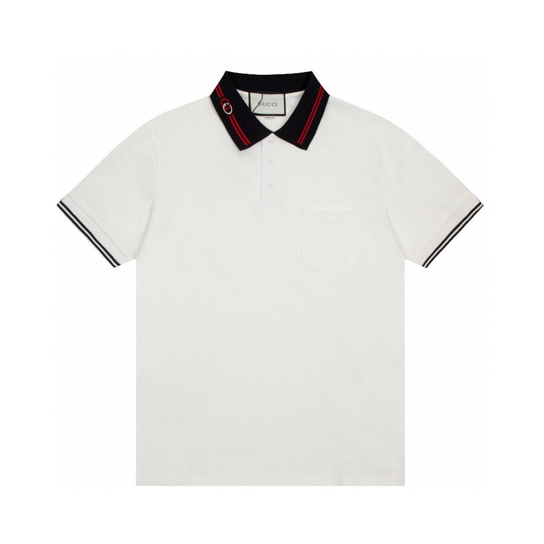 Gucci Cotton Piquet Polo with Interlocking G