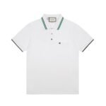 Gucci Cotton Piquet Polo with Interlocking G