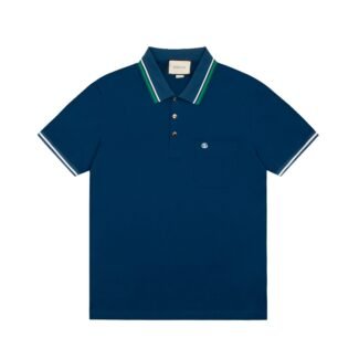Gucci Cotton Piquet Polo with Interlocking G