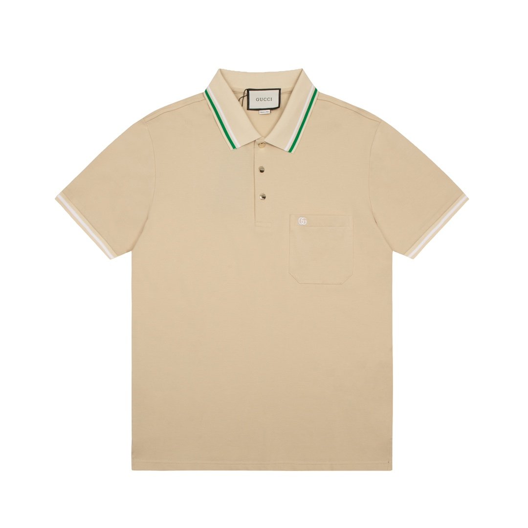 Gucci Cotton Piquet Polo with Interlocking G
