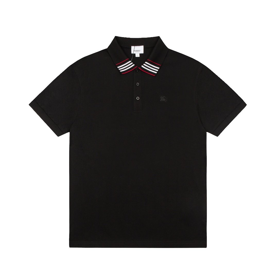 Burberry Icon Stripe Cotton Polo Shirt