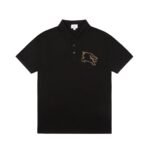 Burberry Icon Stripe Collar Cotton Piqué Polo Shirt