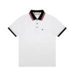 Gucci Cotton piquet polo with Double G