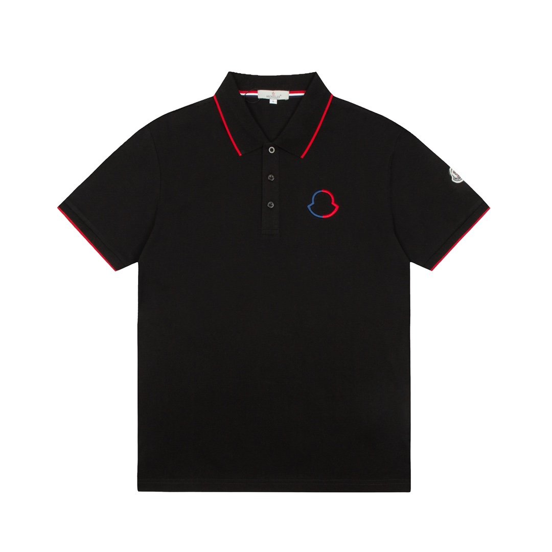 Moncler Men's Embroidered Polo Shirt