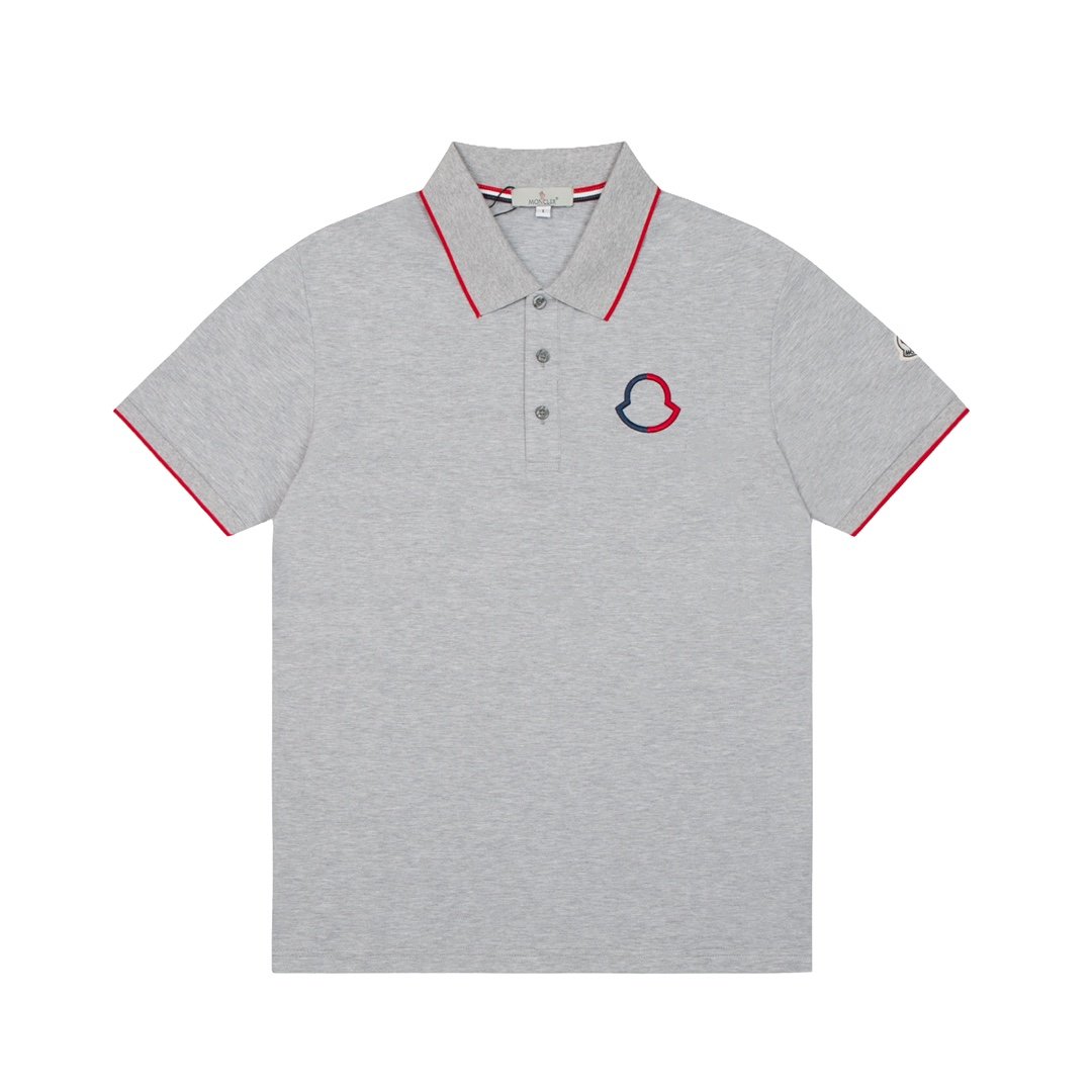Moncler Men's Embroidered Polo Shirt