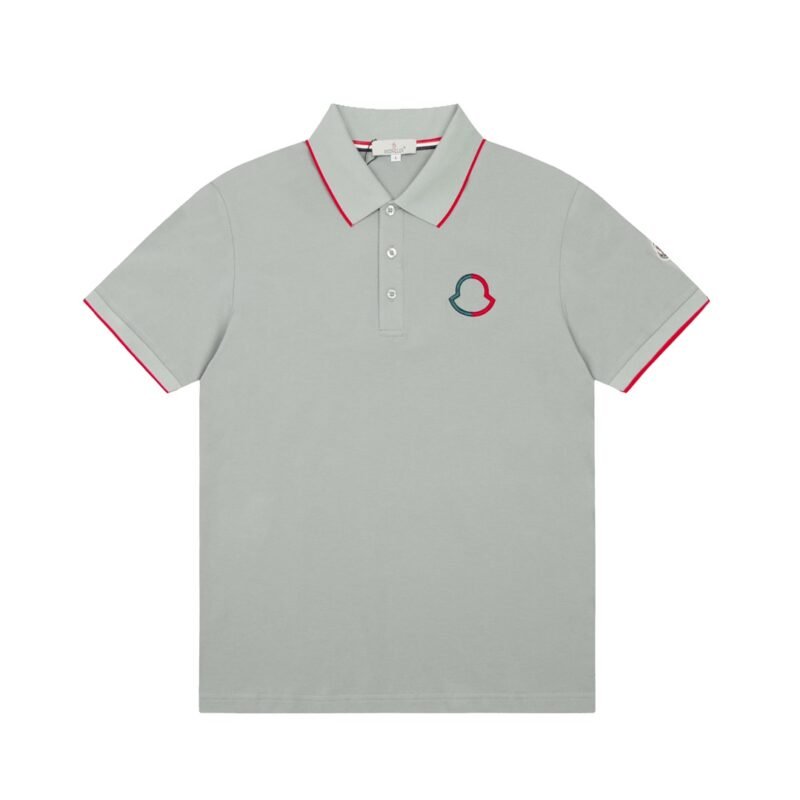Moncler Men's Textured Logo Polo Shirt