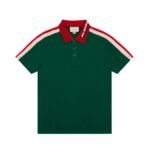 Gucci Horsebit Print Cotton Polo Shirt
