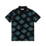 Lacoste logo-print piqué polo shirt