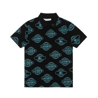 Lacoste logo-print piqué polo shirt