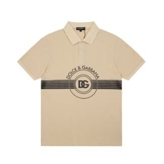 DOLCE & GABBANA Woven DG Logo Polo Shirt