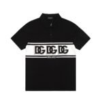 DOLCE & GABBANA Woven DG Logo Polo Shirt