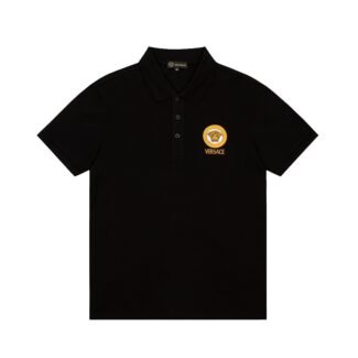 Short-Sleeved Kids Polo Shirt | VERSACE