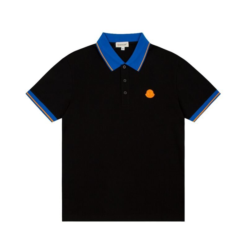 Moncler Men's Black Polo Shirt