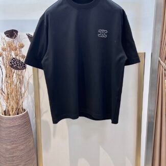 CELINE LOOSE T-SHIRT IN COTTON JERSEY