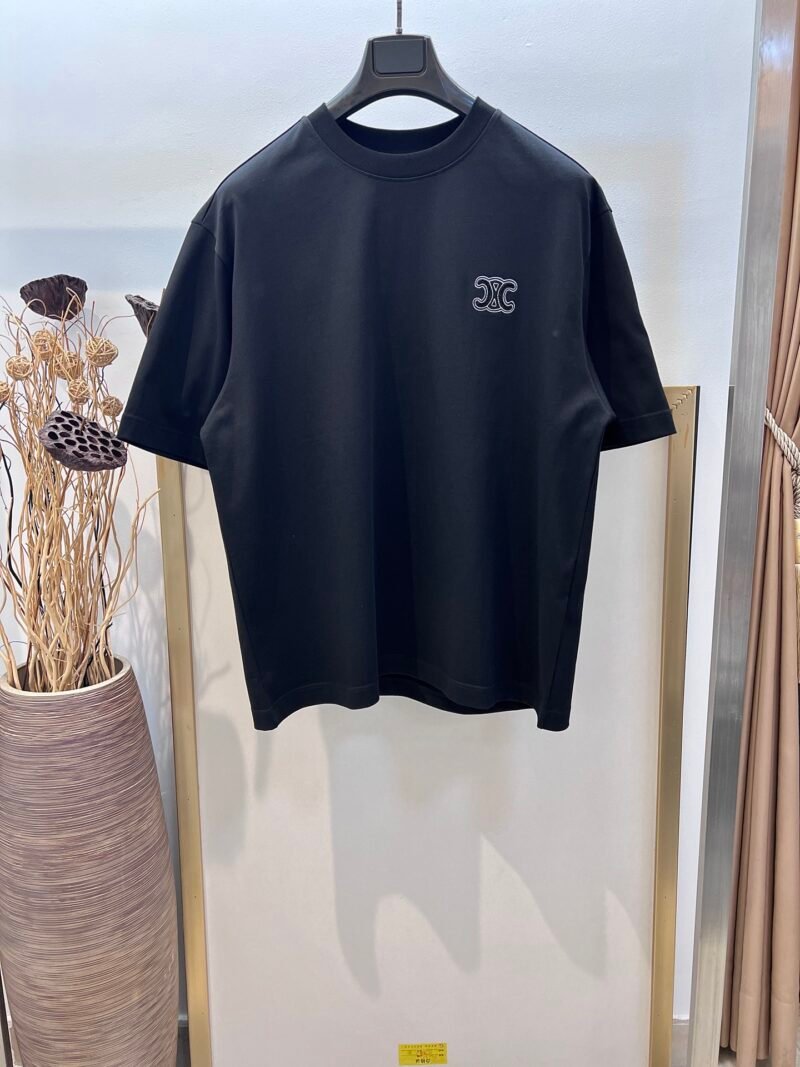 CELINE LOOSE T-SHIRT IN COTTON JERSEY