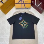 Louis Vuitton Monogram Flower 3D Gradient Print T-Shirt