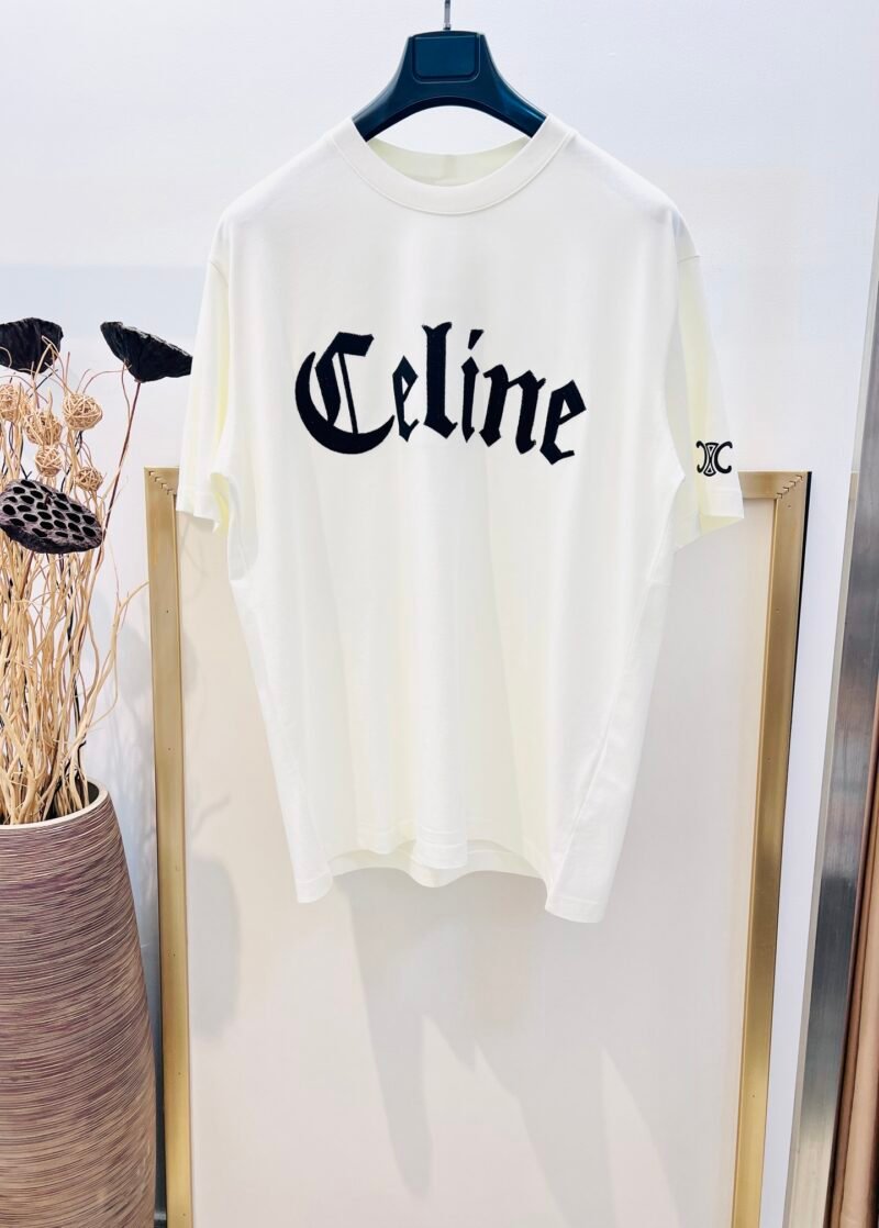 2025FW Spring/Summer Series CELINE embroidery with classic Arc de Triomphe print