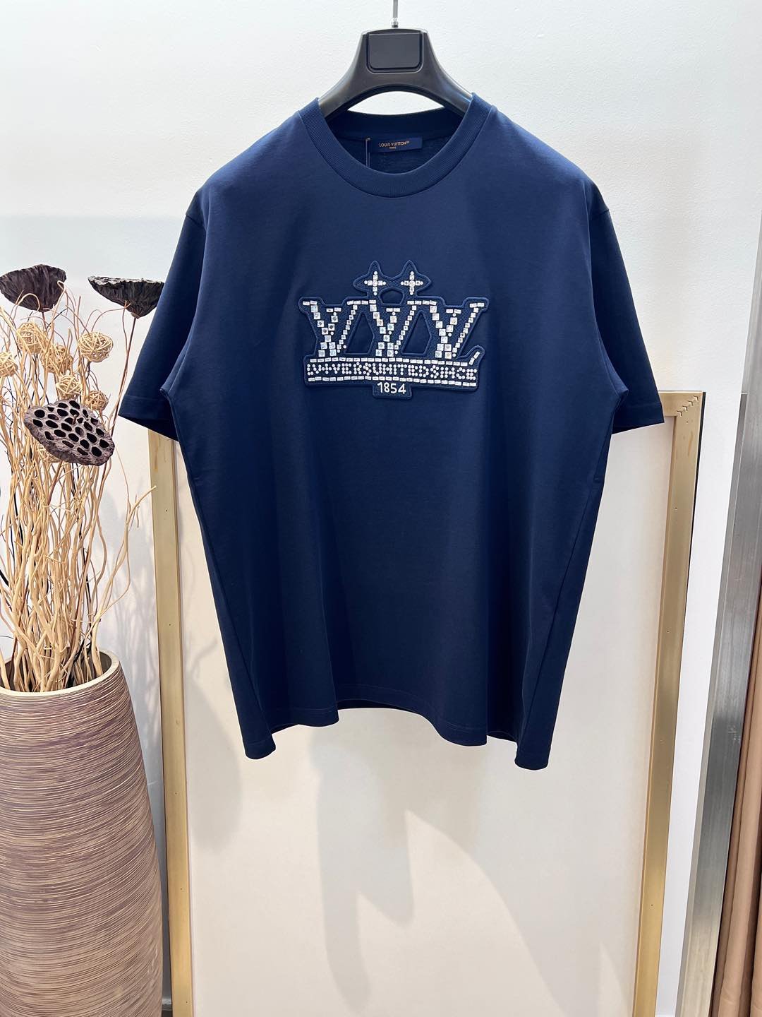 Louis Vuitton Embellished Cotton T-Shirt