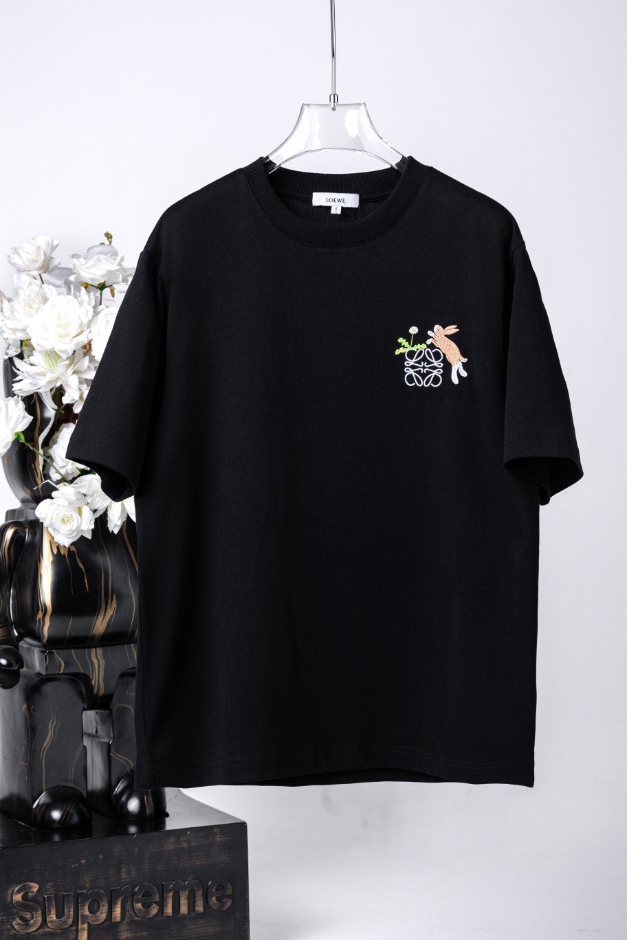 Man LOEWE X Suna Fujita Anagram Jersey T-shirt