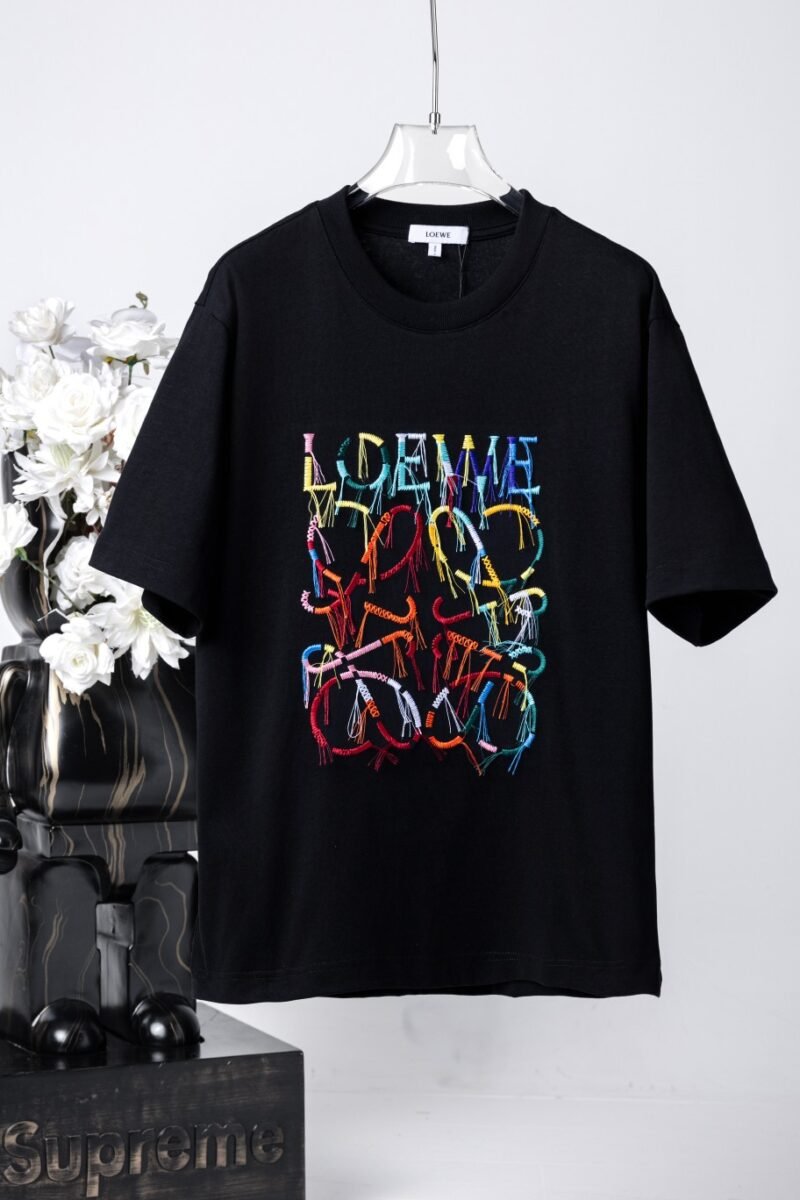 Man LOEWE X Suna Fujita Anagram Jersey T-shirt