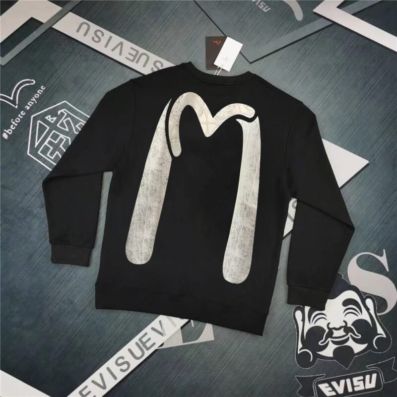 Evisu Fushen 2025 new printed sweatshirt high version